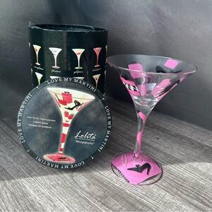 Lolita Love My Martini “Shopaholic” Martini Glass